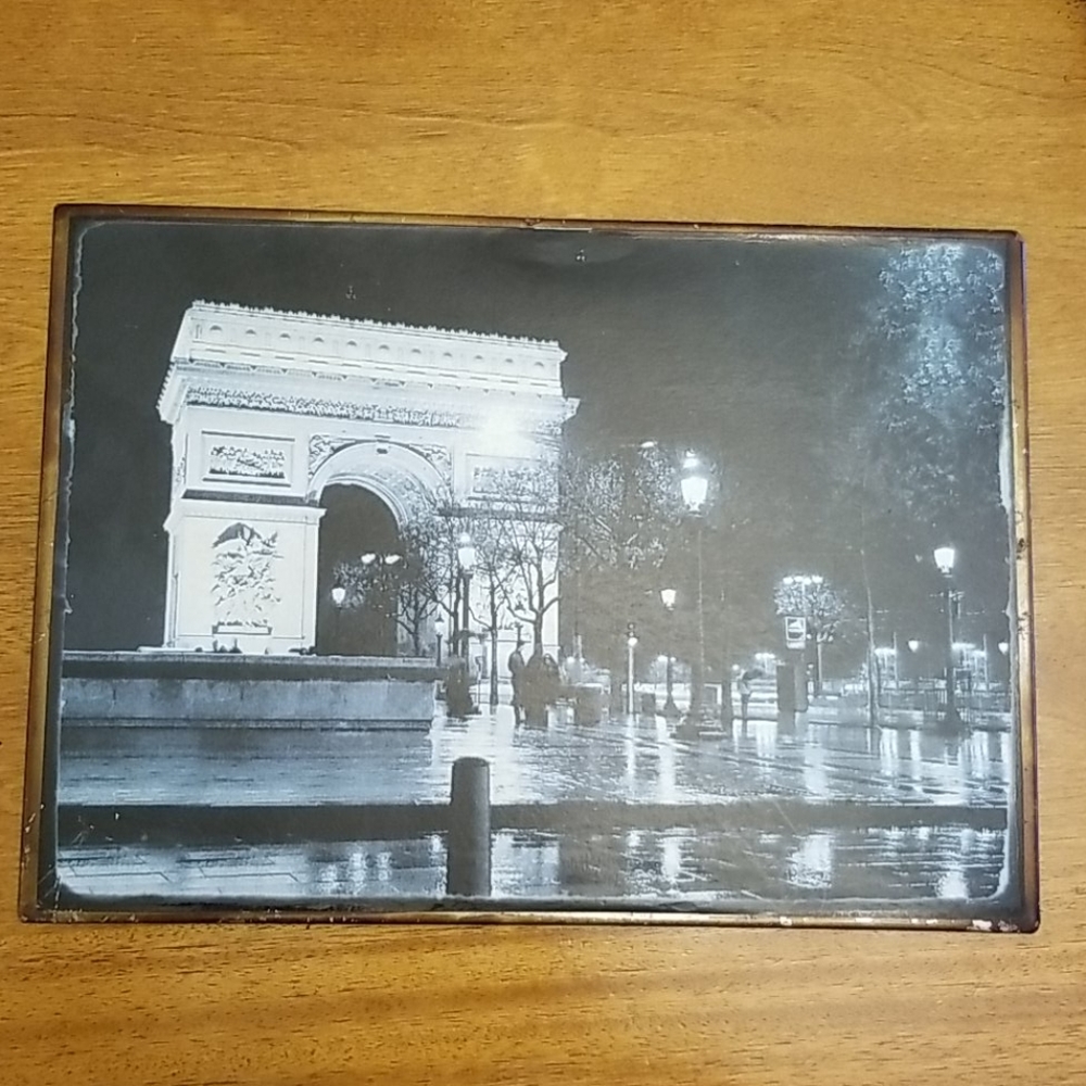 Metal Picture of Paris